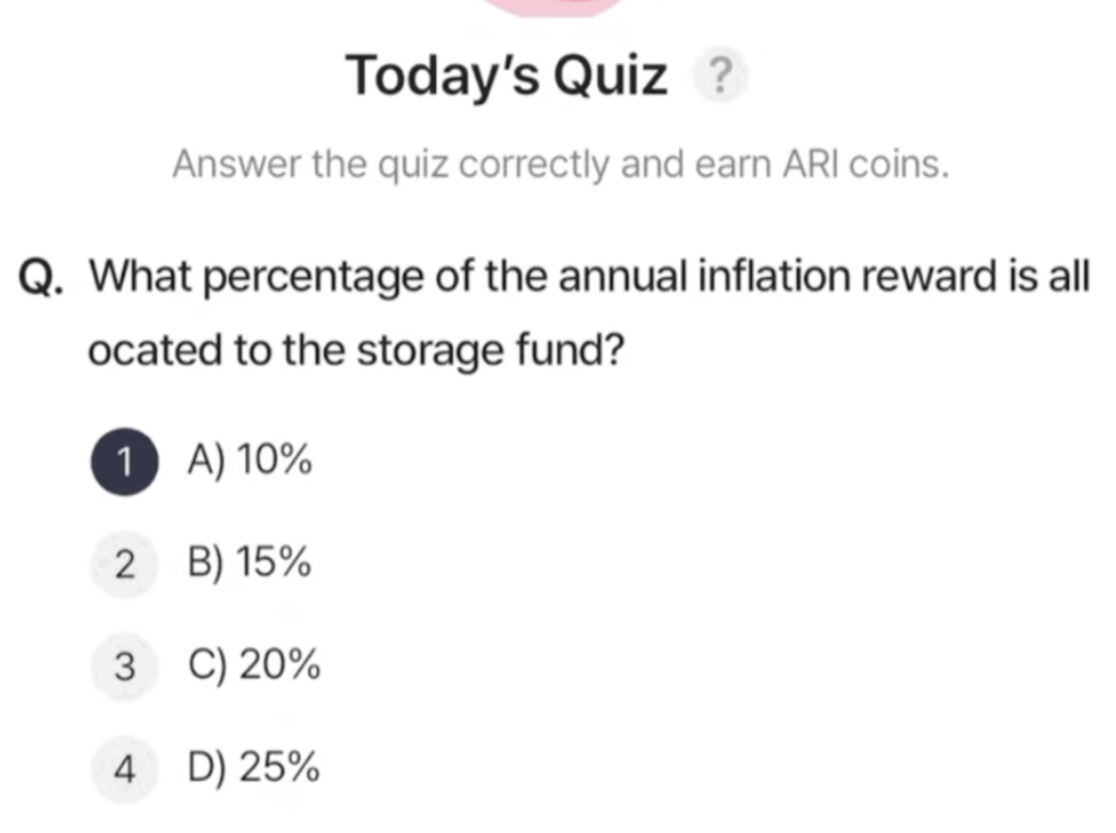 ARI Wallet Daily Quiz Answer 14 July 2025 (AriChain)